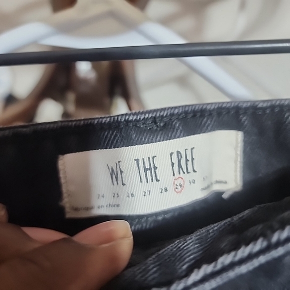 We The Free Denim Mini Skirt. Size 29 - Picture 4 of 5